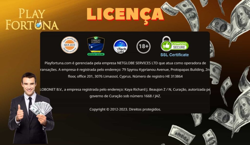 Play Fortuna Brasil casino site Licença revisão